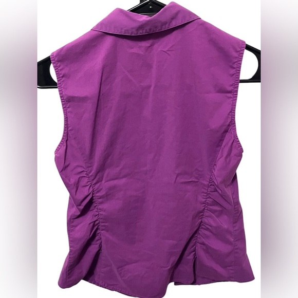 Express Deep Purple Sleeveless Top - Picture 3 of 4